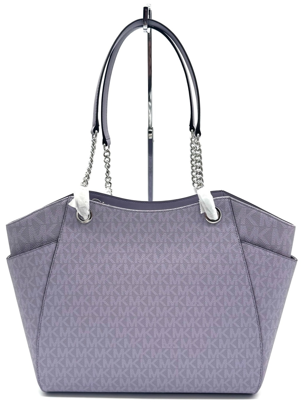 Michael Kors Jet Set Large Signature Logo Shoulder Bag - Lilac - Picture 5 of 9